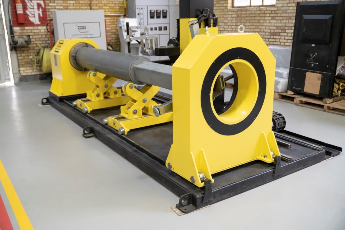 دستگاه برش پروفیل کارا ∅500*6000mm هد 5 محوره پخ زن پلاسما