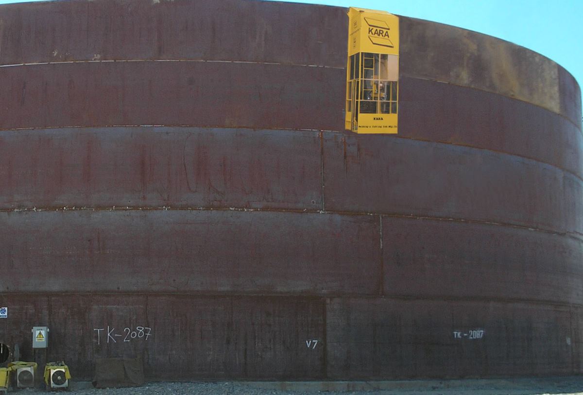 جوش دیواره مخزن